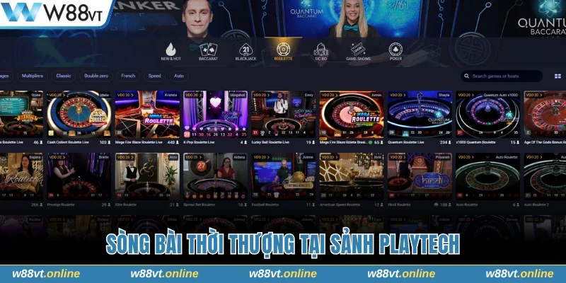 Sòng bài thời thượng châu Á tại sảnh Playtech